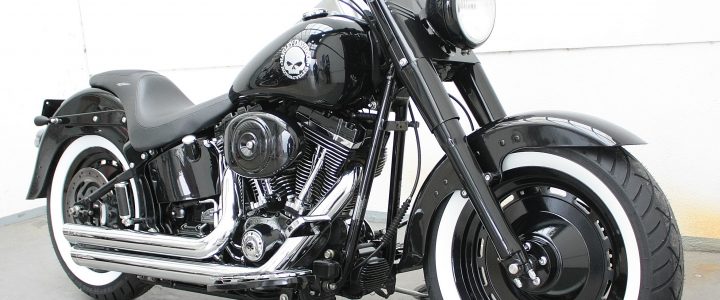 FLSTFI Fat Boy Midnight Skull Umbau 2024